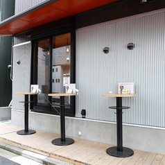 1階テラス席 外飲みも可能です!!