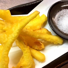 島らっきょうの天ぷら