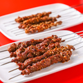 料理メニュー写真&nbsp;ラム串焼き/牛肉焼き