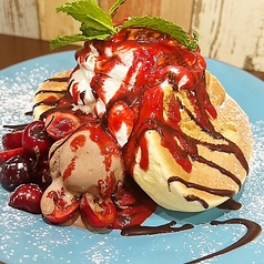 ふわふわスフレパンケーキ