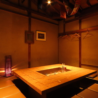 12名様迄OKのゆったり個室