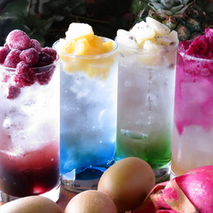 カシスベリー/パインブルー/青りんごキウイ/ドラゴンライチ