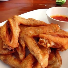 31.タイ風鶏手羽先の唐揚げ
