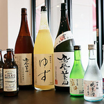 アルコールメニューも充実。栃木のお酒も多数ご用意しております。