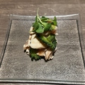 料理メニュー写真&nbsp;たたきささみとゴーヤの梅和え