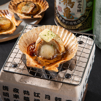 青森から仕入れた新鮮な鮮魚を焼き魚やお刺身で楽しめる