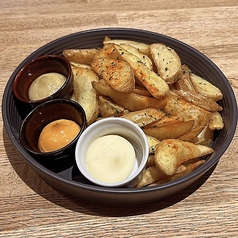 皮付きポテトフライ 3種の味わい