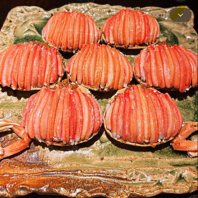 大将厳選・拘りの新鮮な旬の天ぷら「せこ蟹の天ぷら」