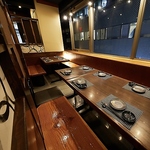 全席完全個室ですので、プライベートなお食事に最適です！和モダンで落ち着いた空間で楽しい時間を♪