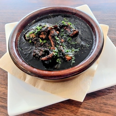 イカの墨煮