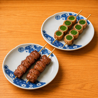 当店自慢の焼き鳥＆野菜巻き◎