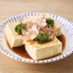 青唐辛子の冷や奴