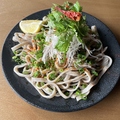 料理メニュー写真&nbsp;冷）アジアンぶっかけ（辛くて酸っぱいアジア風パクチーのせ）