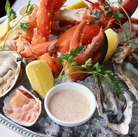 シーフードや前菜も充実◎ワインと共に本格ステーキを！