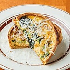 ほうれん草とスモークサーモンのキッシュ