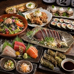 豊洲直送鮮魚と藁焼き 個室海鮮酒場 地魚屋台コマダ 川崎店のコース写真
