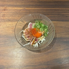 河内鴨旨たれユッケ