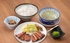 牛たん味くらべ定食(牛たん焼味噌4切+牛たん焼4切)