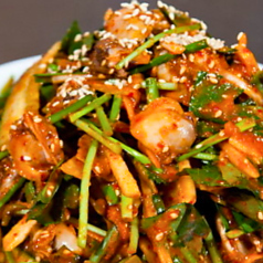 つぶ貝のカルパッチョ 韓国風