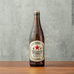 瓶ビール赤星【中瓶】