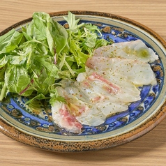 六島真鯛カルパッチョ