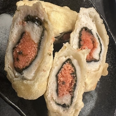 ササミ明太子包み揚げ