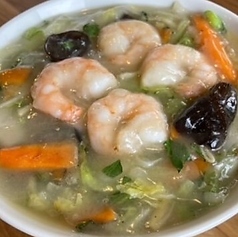 海老塩あんかけラーメン