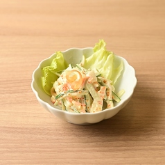 【プリプリ×シャキシャキの絶妙食感】エビきゅうサラダの写真