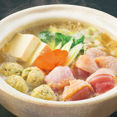比内地鶏の美肌鍋(コラーゲン鍋)＜一人前＞