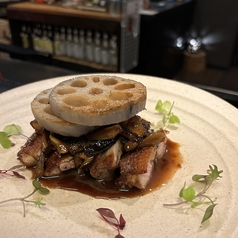 大和肉鶏もも焼ききのこのテリヤキソース