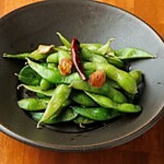 炙り枝豆ペペロンチーノ