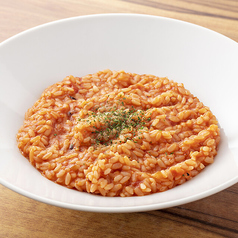トマトソースのもち米リゾット