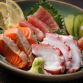 料理メニュー写真 旬の刺身3点盛り