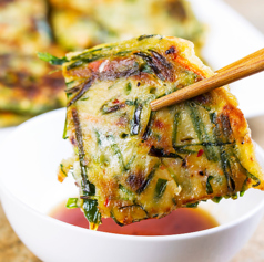 ニラチヂミ/じゃがいもチヂミ/キムチチヂミ