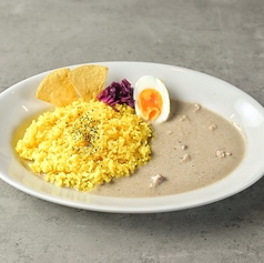 〆の白カレー