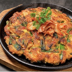 キムチ納豆チヂミ