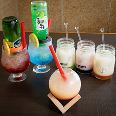 オシャレなドリンクメニューもご用意♪