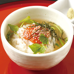 軍鶏だし茶漬け(明太/梅昆布)　各