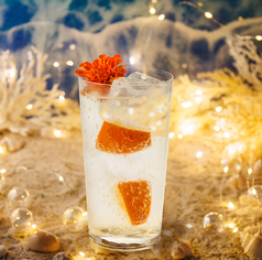 金木犀とオレンジのスプリッツァー