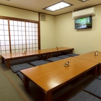 大人数宴会に最適なお座敷席を完備◎