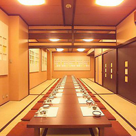少人数から最大60名様！完全個室と大宴会場