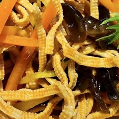 いか揚げ/鴨のスモーク/豆腐麺