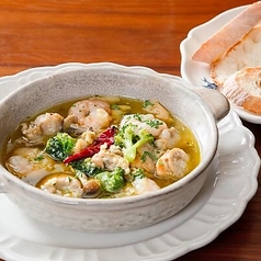 シーフードアヒージョ