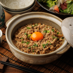 自家製肉味噌の土鍋