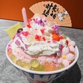 料理メニュー写真&nbsp;イチゴ綿あめあき氷