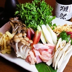 【大人気のお鍋】定番のちゃんこ鍋や、辛鍋、牛たん焼しゃぶしゃぶなど幅広くご用意♪