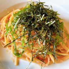 明太子のバター醤油パスタ