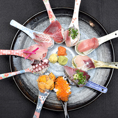 天ぷらと鮮魚とれんげ寿司 魚天のコース写真
