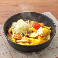 明太子ときのこのハーフ&ハーフ