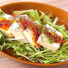 ピリ辛豆腐サラダ